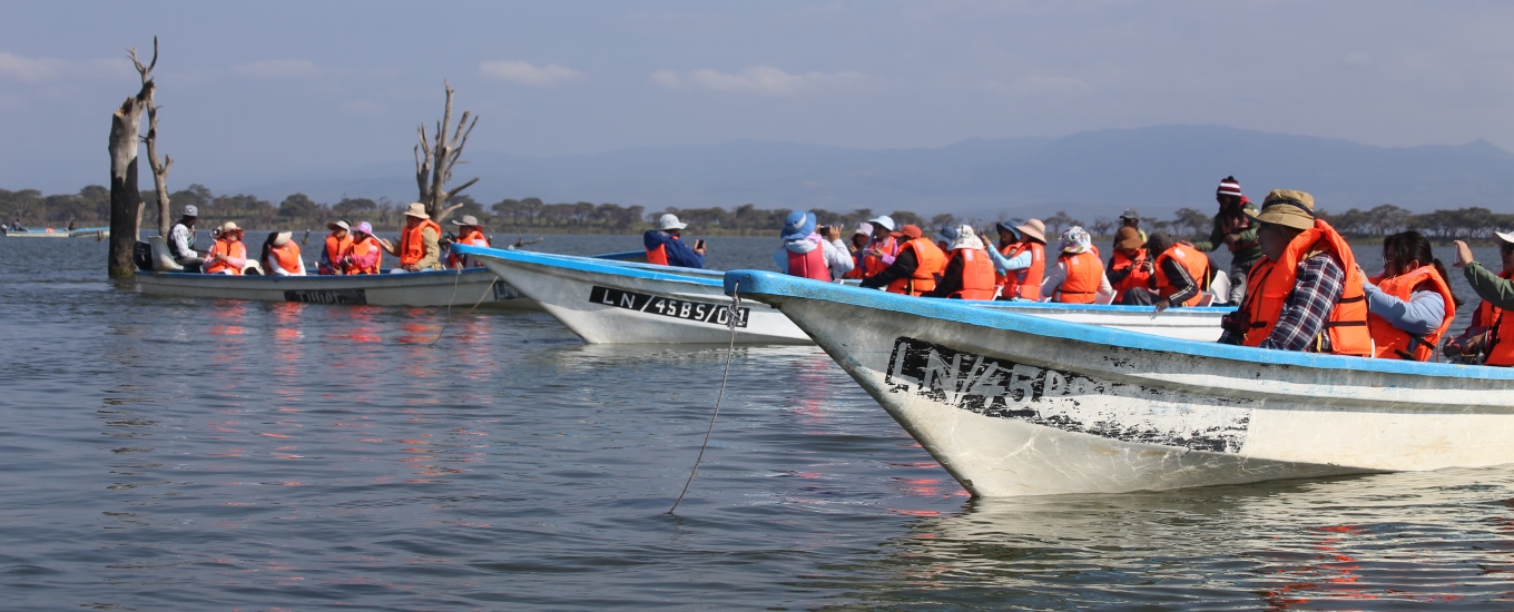 Boat ride in Lake Naivasha during Super Africa Wildlife Adventures Safaris